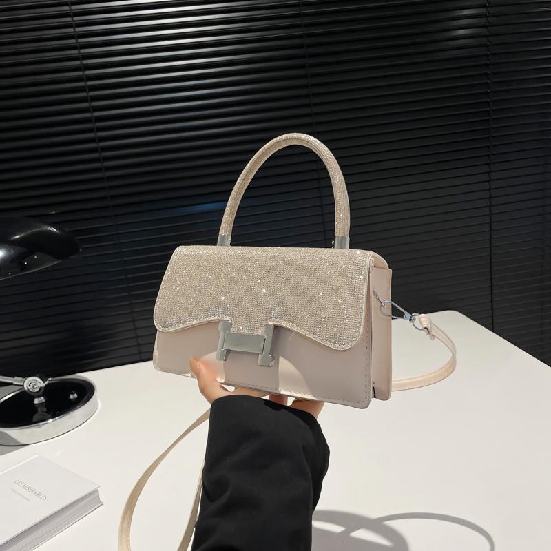 Niche Texture Foreign Style New Versatile Small Square Bag Women's Spring High-end Design Trend Retro Light Luxury Messenger Bag