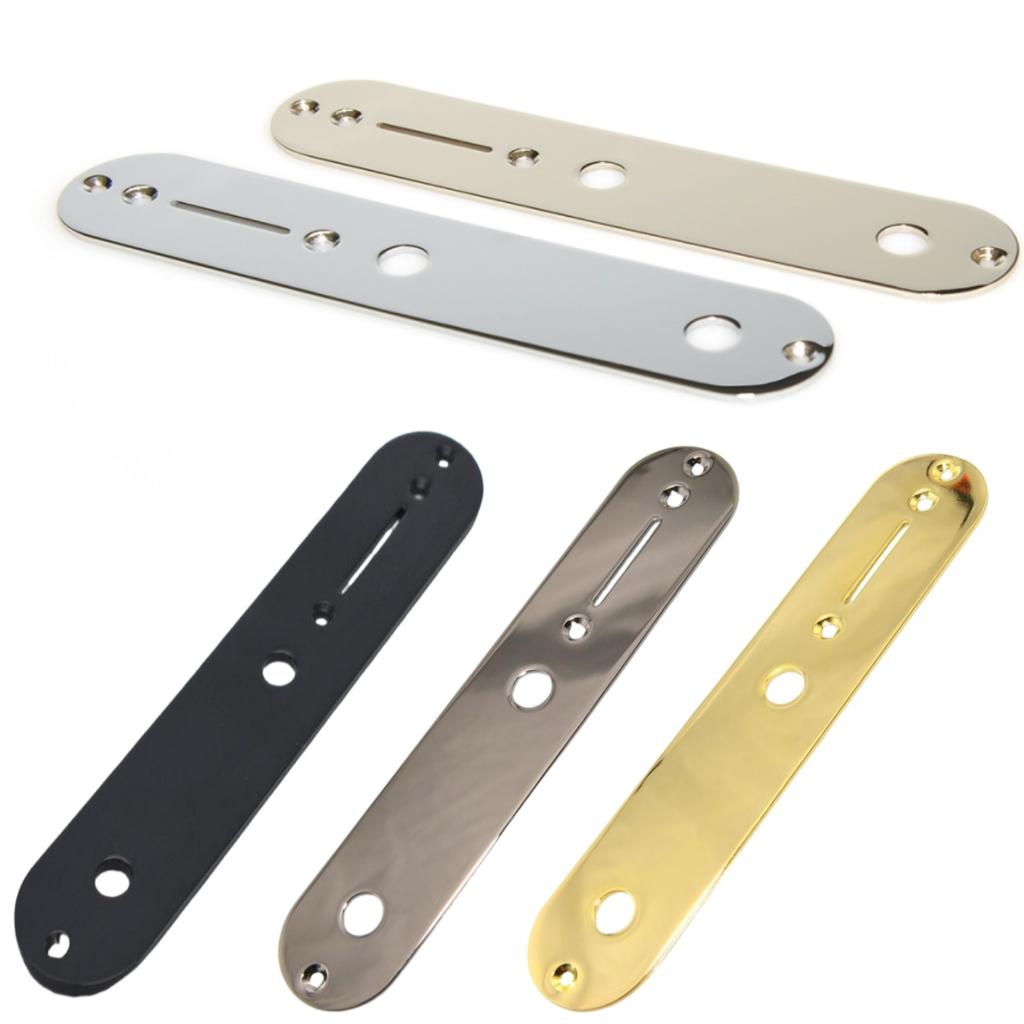 Panel sterowania gitarą | Metalowa płyta przeciwzakłóceniowa do systemu przetworników Fender TL Telecaster (Srebrny/Złoty/Czarny)