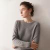 Women's Cashmere Crew Neck Sweater - Soft Knitted Pullover for Autumn/Winter