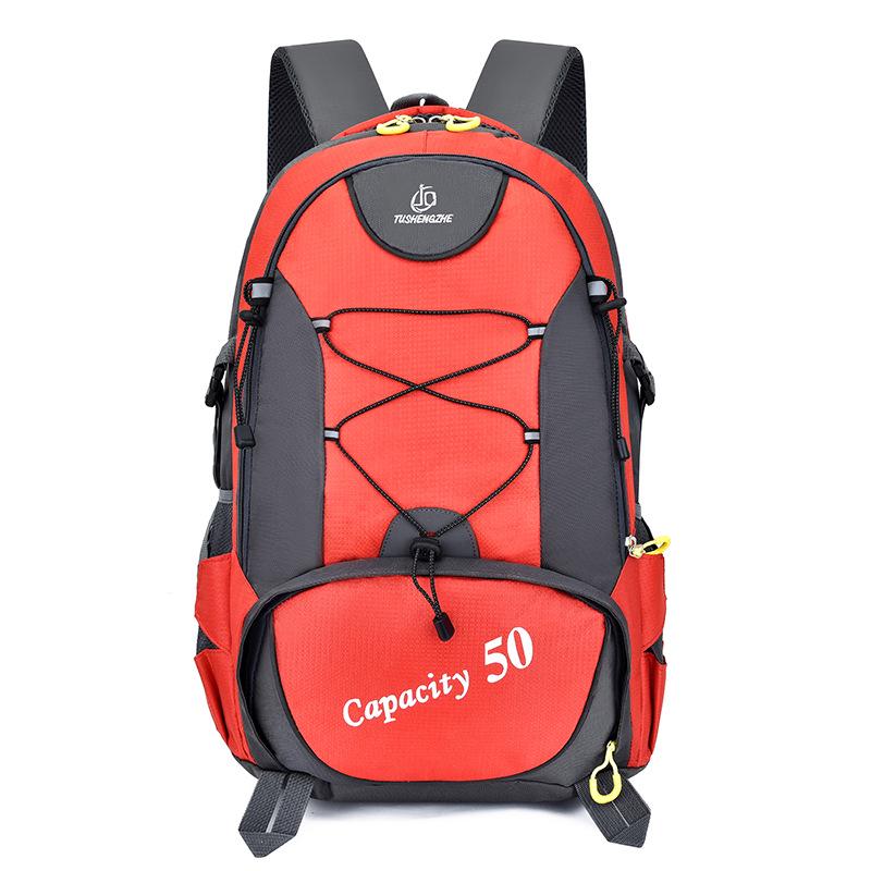 

Unisex Large Capacity Outdoor Hiking and Camping Backpack 50L червоний