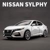 1/32 Nissan Sylphy Alloy Car Diecast Metal Model Sound & Light Children Toy Car Central Control Ornaments Birthday Gift for Boy