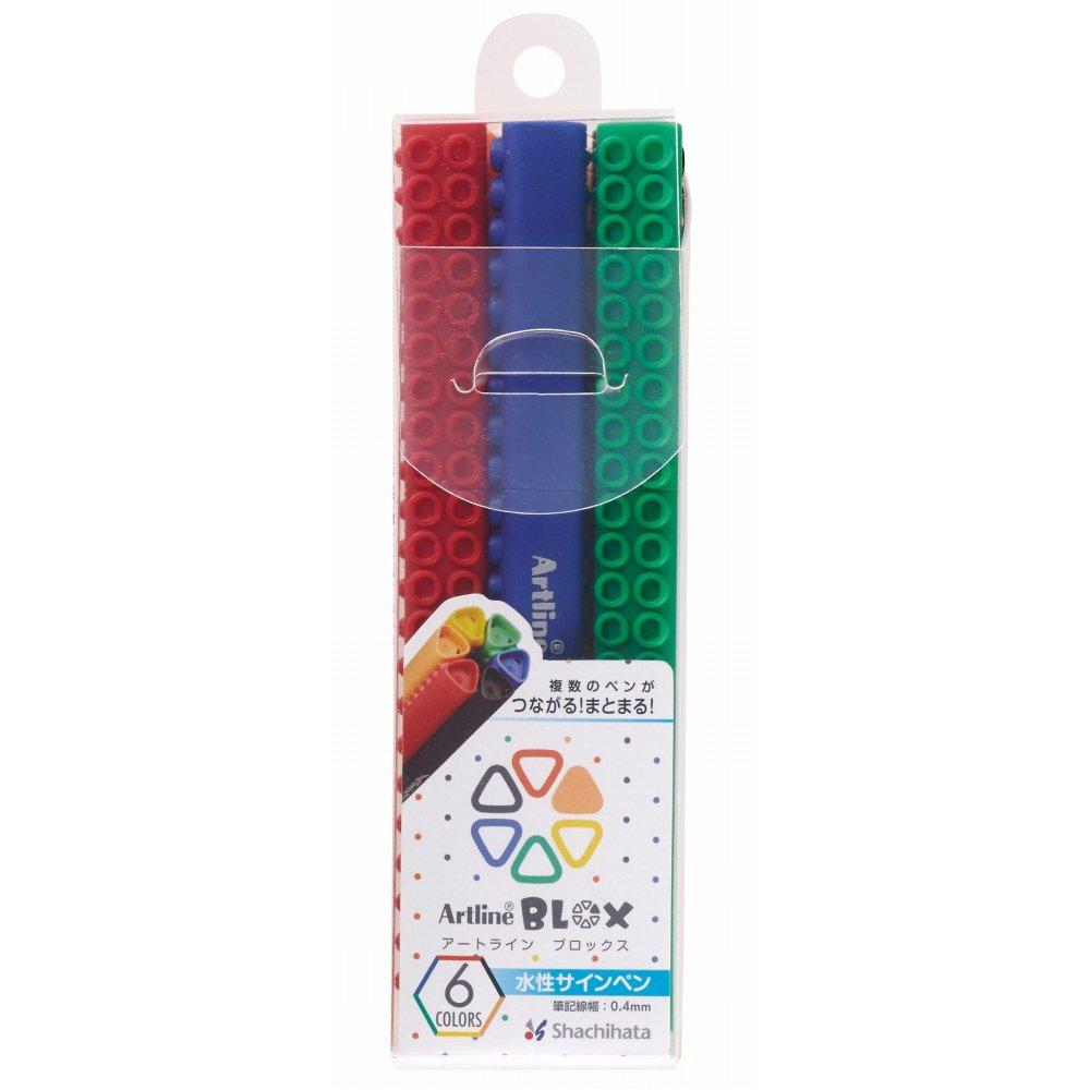 

Shachihata BLOX Sign Water-Based Pens, 6-Color Set, KTX-200/6W
