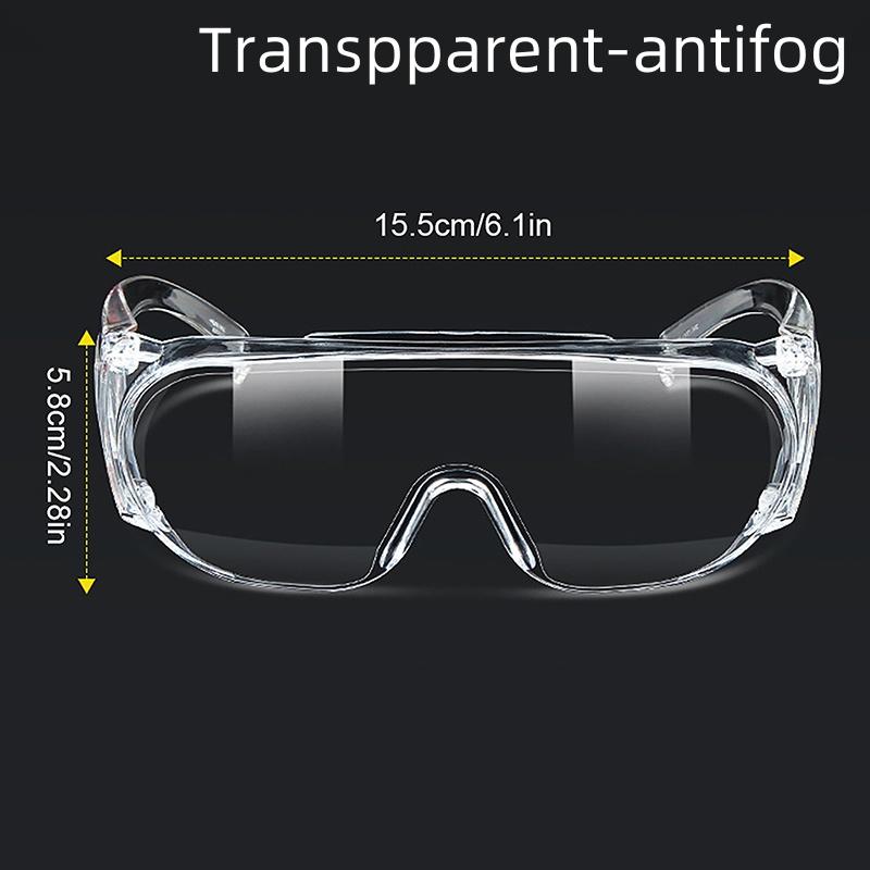 1 Pcs Full Face High-Definition Transparent Anti Fog Anti Splash Protective Mask High Transparency Goggles Nail Art Tool
