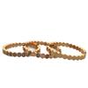 Shangjia Starry Sky 18k Rose Gold Honeycomb Ring – Niche Design, High-End Feel