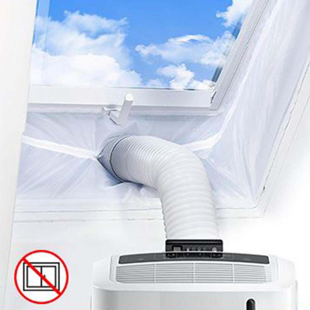 New Air Conditioner Window Sealing Kit Hot Airs Stop Conditioner Outlet Window Sealing Cloth Plate Keep House Cooling