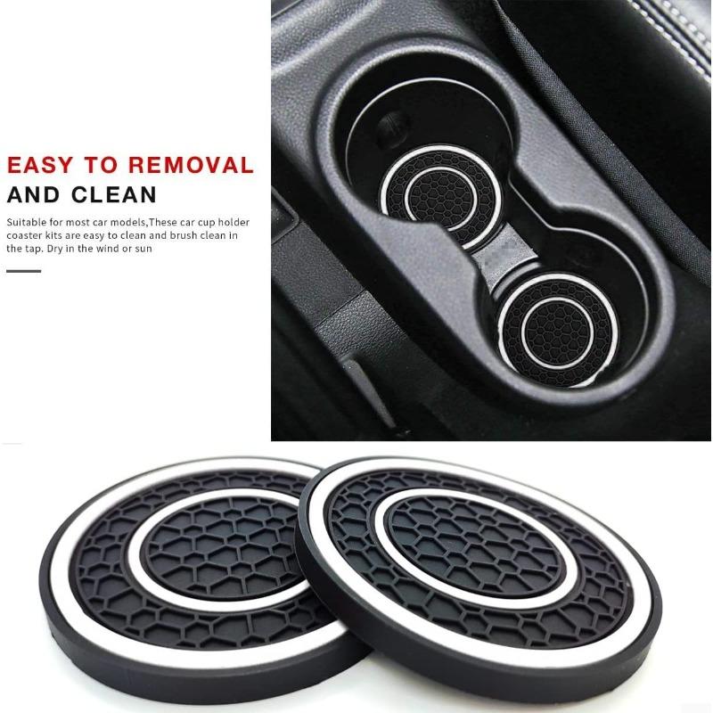 2-Pack, advanced central controller | Anti-skid and dustproof, red and black color scheme design - perfectly protect the car interior