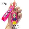 Demon Hunter Girl Troupe Boy Troupe Doll Keychain PVC Soft Rubber Keychain Pendant Cartoon Animation Peripheral Gifts