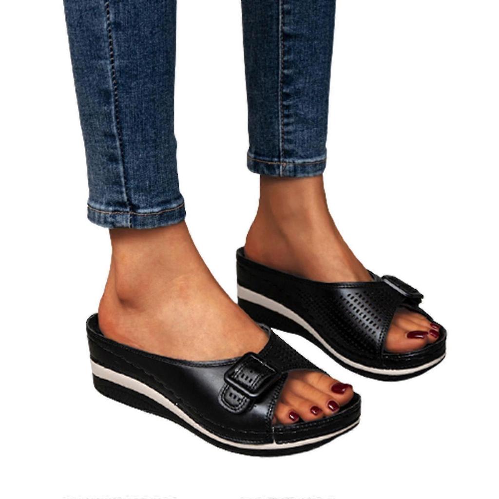 Sandali Ortopedici Morbidi con Supporto per Arco Plantare Scarpe con Zeppa Piattaforma da Donna Traspiranti
