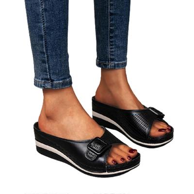 Sandali Ortopedici Morbidi con Supporto per Arco Plantare Scarpe con Zeppa Piattaforma da Donna Traspiranti