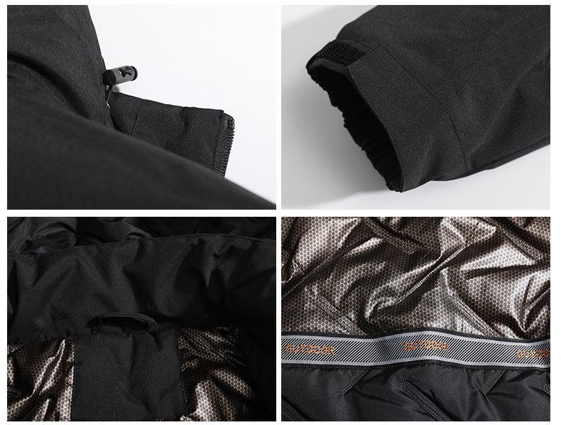 Men's Graphene Thermal Hooded Jacket - Winter Windproof, Thickened Workwear, Mountaineering Style, Trendy Couple Design