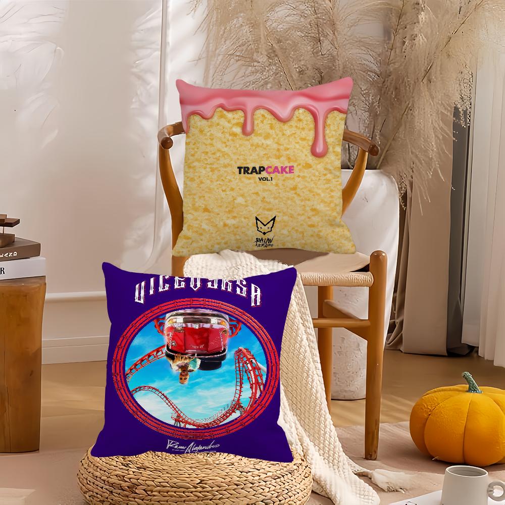Singer Cool R-Rauw Alejandro Pillow Case Suitable For Bedrooms Living Rooms Cars Home Decoration