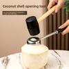 Stainless Steel Coconut Opener 3-piece Set,rubber Hammer and Scraper,easy To Use,coconut Chicken,coconut Ice Cream,coconut Juice