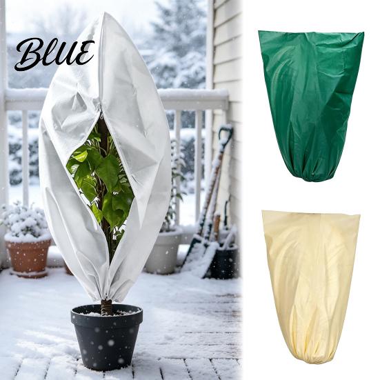 Winterized Plant Care Supplies Cover for Freeze Protection Drawstring Tree with Zipper Winter Plants Shelter Potted Shrubs Jacket Frost Blanket