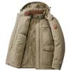 Men's Plus Size Winter Thick Velvet Cotton Jacket - Warm Anti-Cold Outerwear