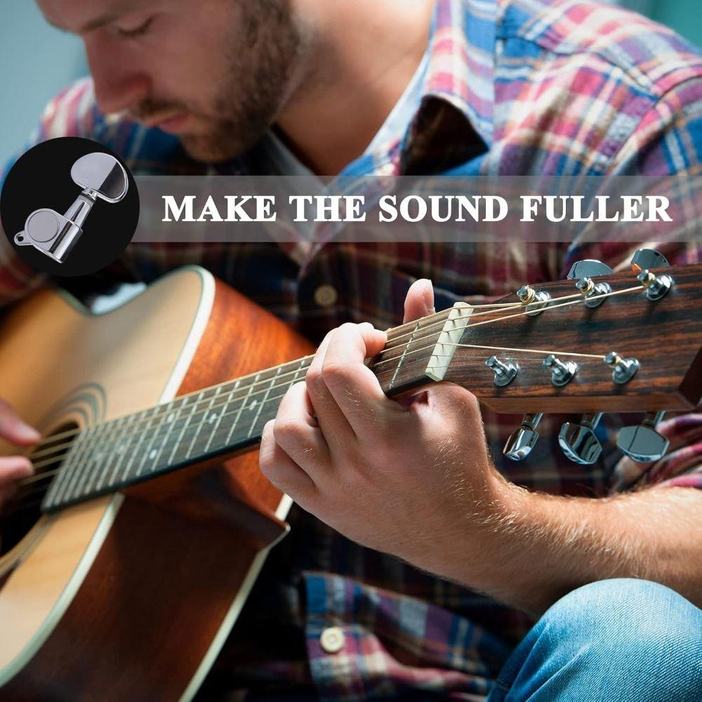 6Pcs 3 Left/Right Machine Heads Guitar String Tuning Pegs  Acoustic Electric Guitar