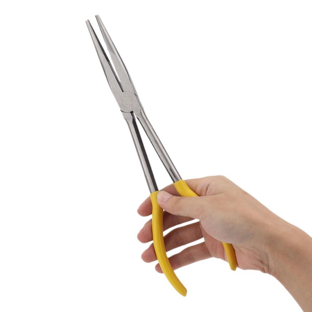 Long Long Nose Pliers Extended Bent Nose Pliers Convenient Hand Pliers Household Use