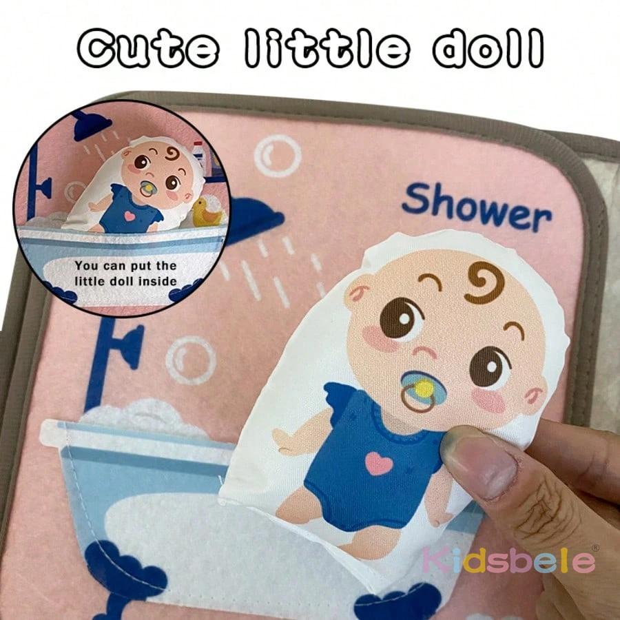 Soft Activity Baby Book My First Animals Felt Quiet Book Montessori Busy Board Toddler 0-3Y Soft Learning Toy Gift Sensory Toy