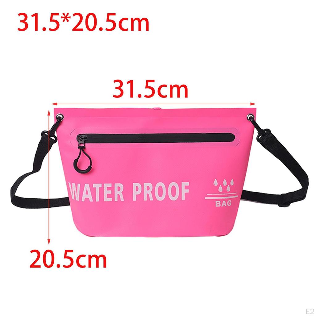 Dry Bag, Waterproof Tote Bag with Handle, Shoulder for Water Sports, Fishing, Swimming,