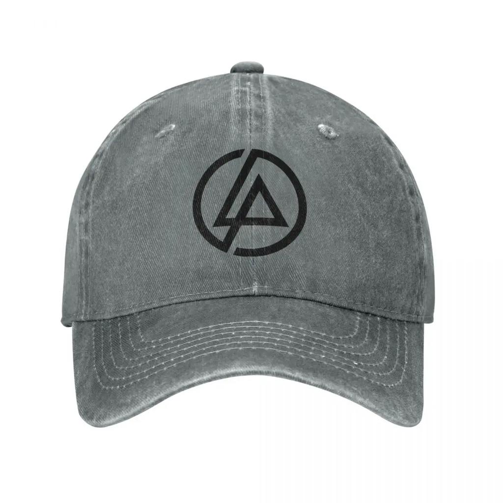 Linkin-Park Meteora Minutes To MidnightEmblema de Ângulo Boné de Beisebol Jeans Desgastado Boné Snapback Unissex Mulheres Chapéus Ajustáveis Boné