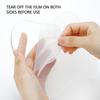 3 Pcs Acrylic Irregular Coasters Cloud Shape Cup Mats Transparent Cute Coaster for Tabletop Protection Home Decor for Coffee Table, Stone Tables,
