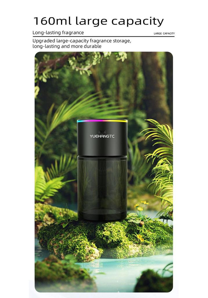 Smart Car Aroma Diffuser with Ambient Light & Automatic Spray – Premium Car Decoration