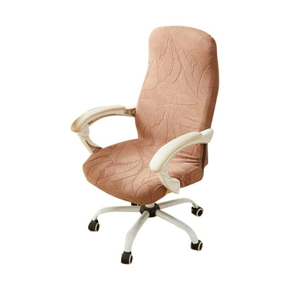 Soft High Back Dining Chair Cover Stretch Jacquard Slipcover Stretch Chair Cover Elastic Spandex Kitchen Chair Cover Dining Room
