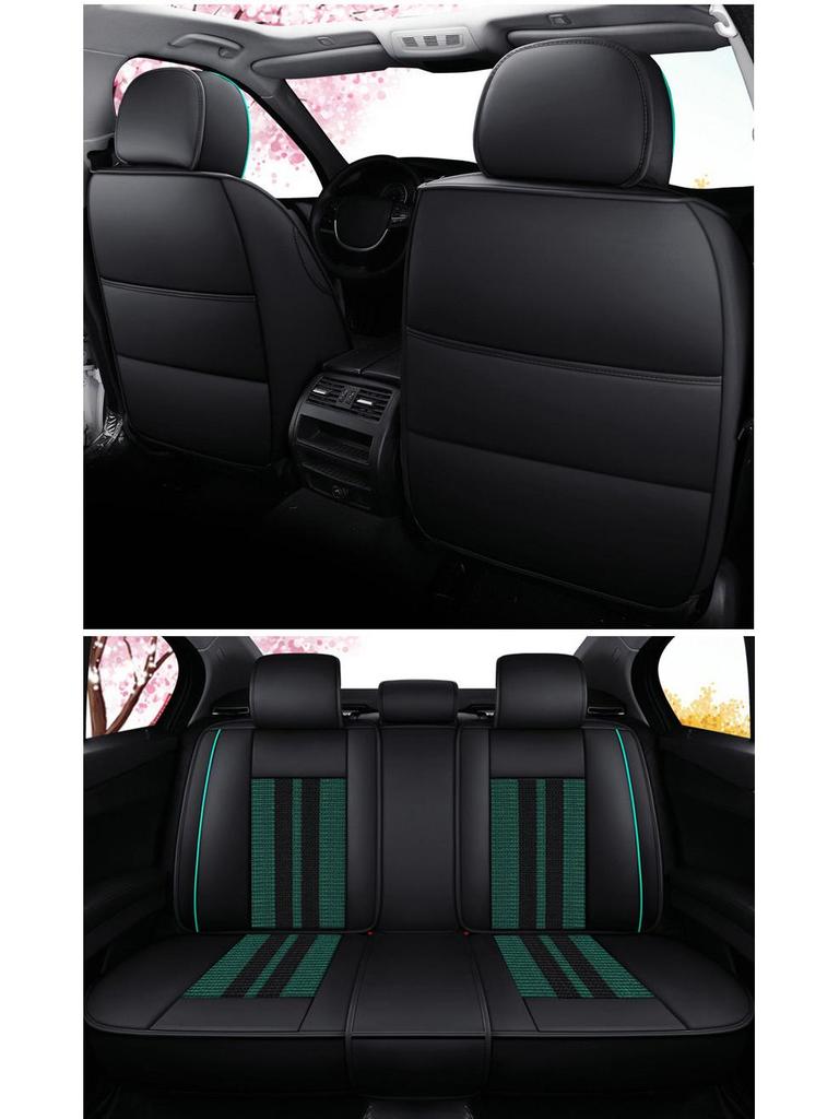 2021 Volkswagen Lavida Cross Ice Silk Seat Cushion, Cartoon Design, All-Season, Full Coverage.
