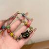 Handmade Adjustable Big Eye Cat Bracelet For Women Men Charm Beads Pet Bracelet Fashion Halloween Gothic Jewelry
