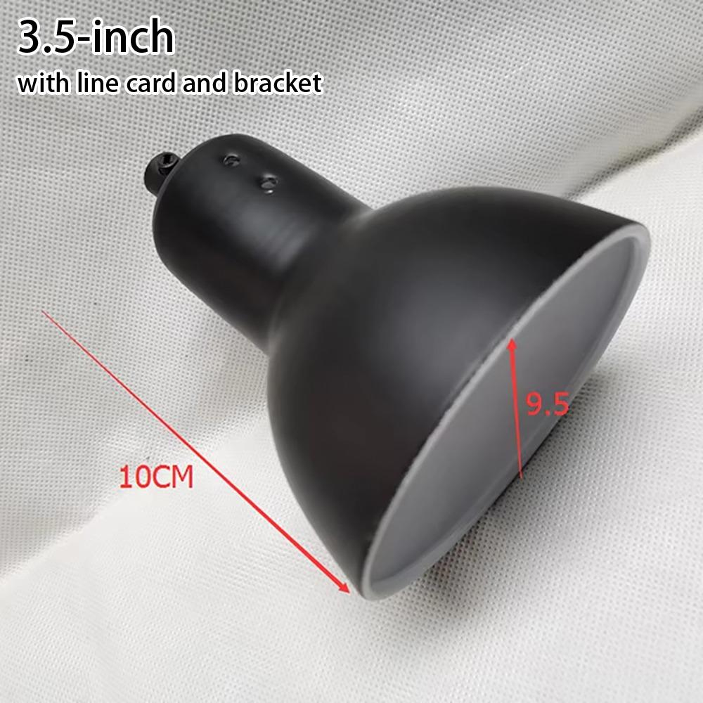

1Pcs Black Animals Heat Lamp Protector For Snakes Turtles Reptile Box Habitat Lighting 3.5-inch