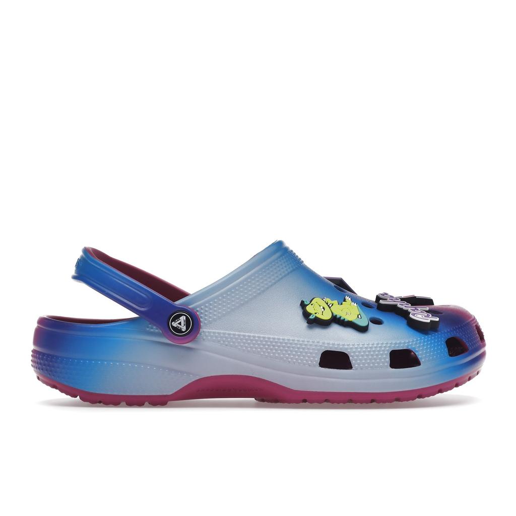 Palace x Rapha x Crocs Classic Clog Education First Unisex Sneakers Blue Multi Rayures 208220-90H