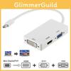 Mini Dp To Hdmi Dvi Vga 3in1 Adapter With Chipset For Macbook Pro Air Multi Monitor Setup