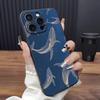 Ocean Animal Whale Phone Case For IPhone 17 Pro Max 15 Pro 16 14 Plus 12 13 Mini 11 Pro Shockproof Soft Cover