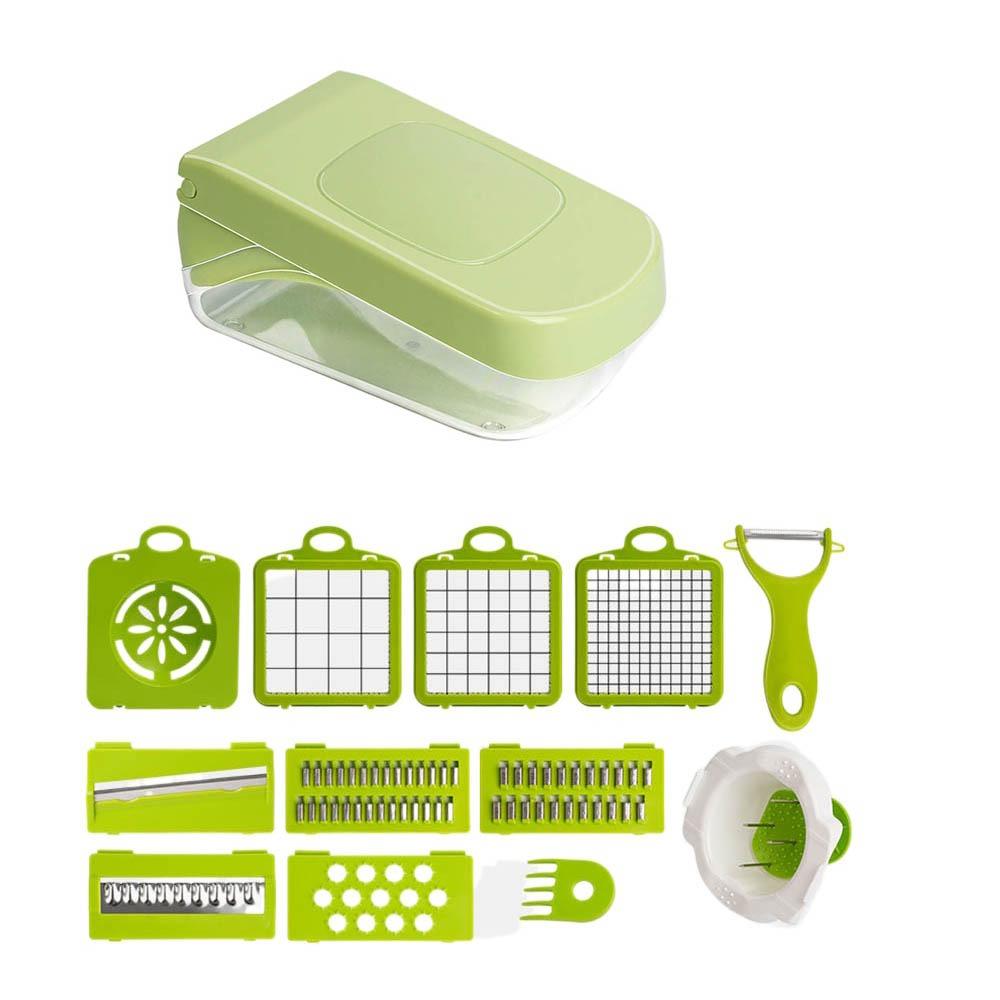With Basket Chopper Vegetable Slicer Time Saver Vegetable Cutter Vegetable Chopper  Kitchen Item
