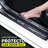 2025 For Nissan Nismo 4pc Car Door Threshold Carbon Fiber Scuff Plate Sticker Car Accessories For Nismo Nissan Tiida Teana Skyli