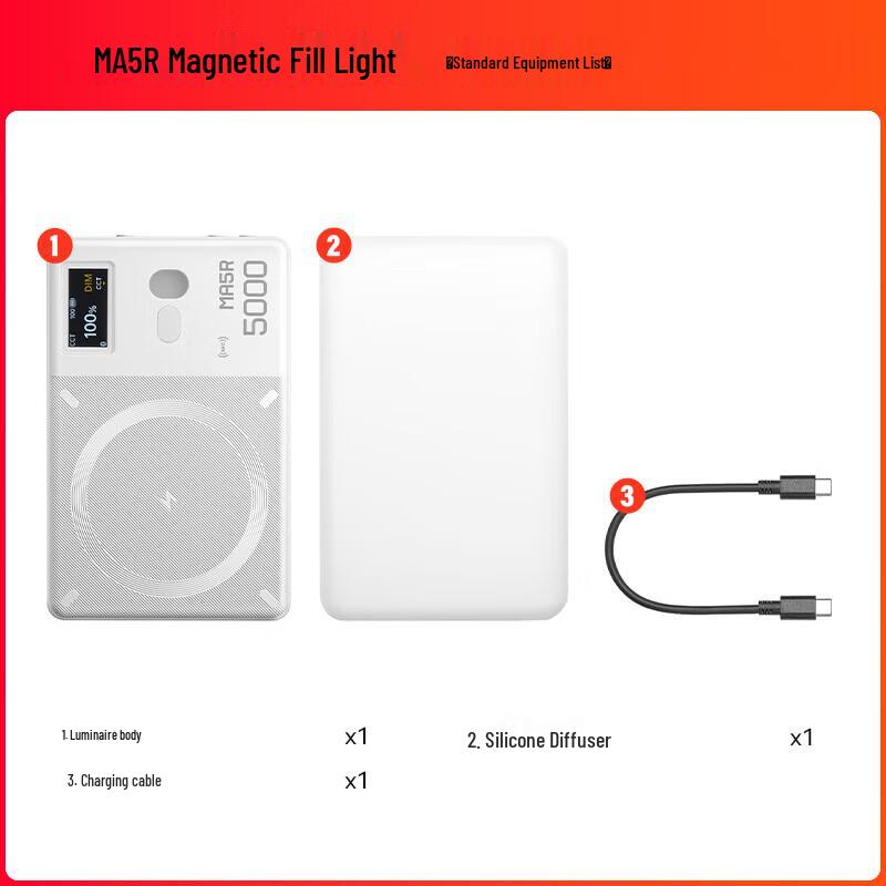 

Godox MA5R Portable Magnetic RGB LED Fill Light