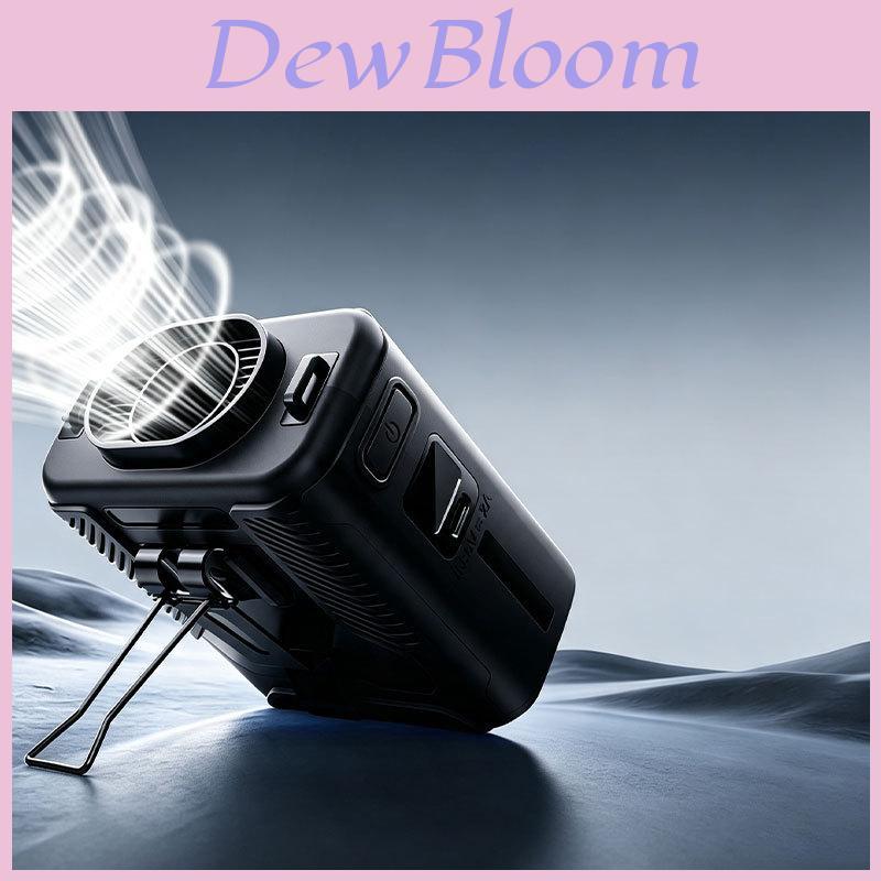 Portable Waist Fan With Rechargeable Battery For Outdoor Work And Camping