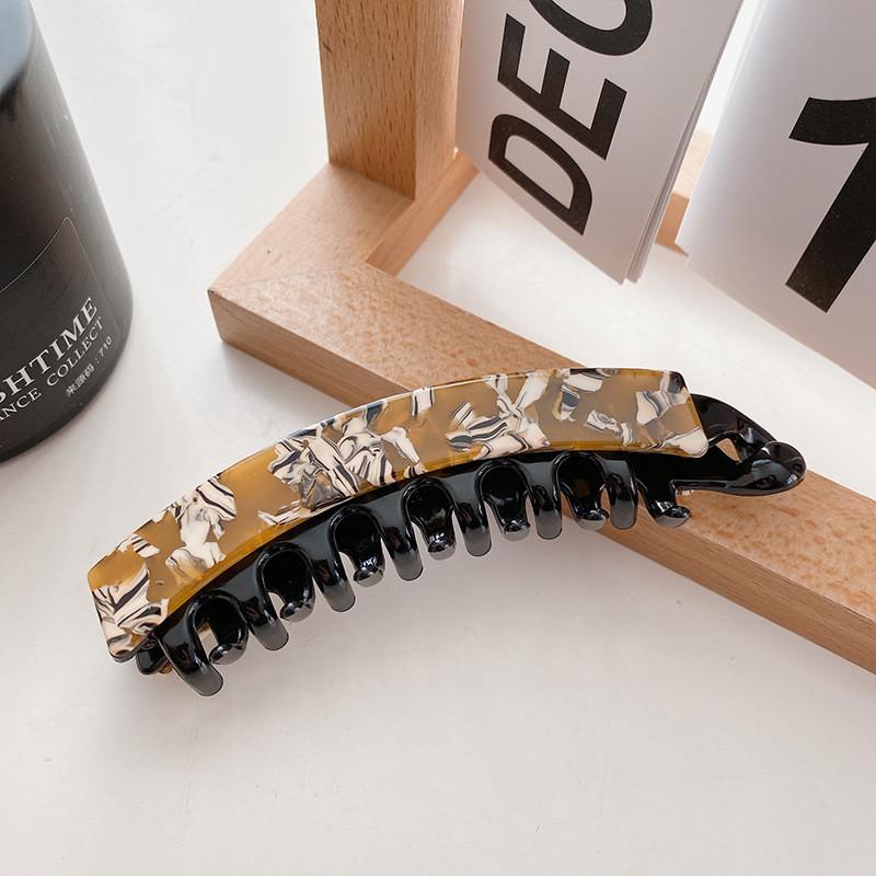 

Elegant Vintage Banana Clip Hair Accessories For Women Gorgeous Acetate Material StyleA