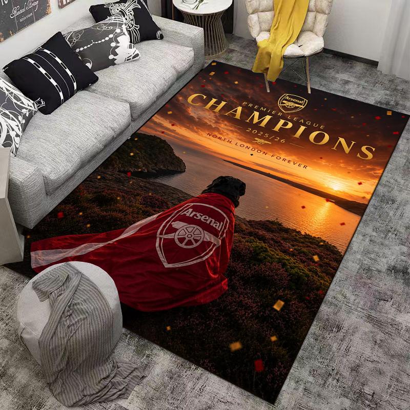 Premier League Champions Carpet Non-slip Rug Suitable for Living Room and Bedroom Sofas