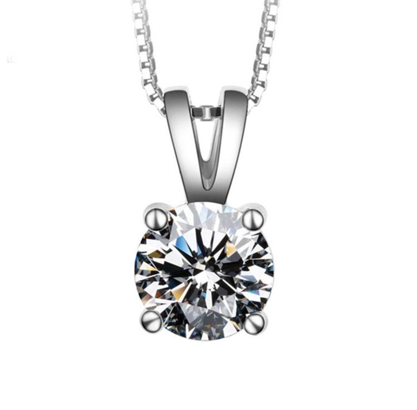 

Jewelry Foreign Trade, Popular Fashion Simulation Diamond Eight Hearts Eight Arrows 2 Carat Pendant