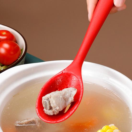 Slotted Spoon Heat Resistant Kitchen Cooking Spoon Nonstick BPA Free Long Handle Cooking Ladle Strainer for Mixing