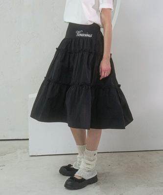 Viva Sers Claudia Taslan Kang Kang Skirt Black