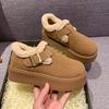 Women S Winter Thick Soled Fleece Lined Snow Boots Casual Shoes