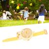Fan Watch with Comfortable Strap USB Rechargeable Cute   Shape Wrist Watch Fan for Kids Indoor Outdoor Use