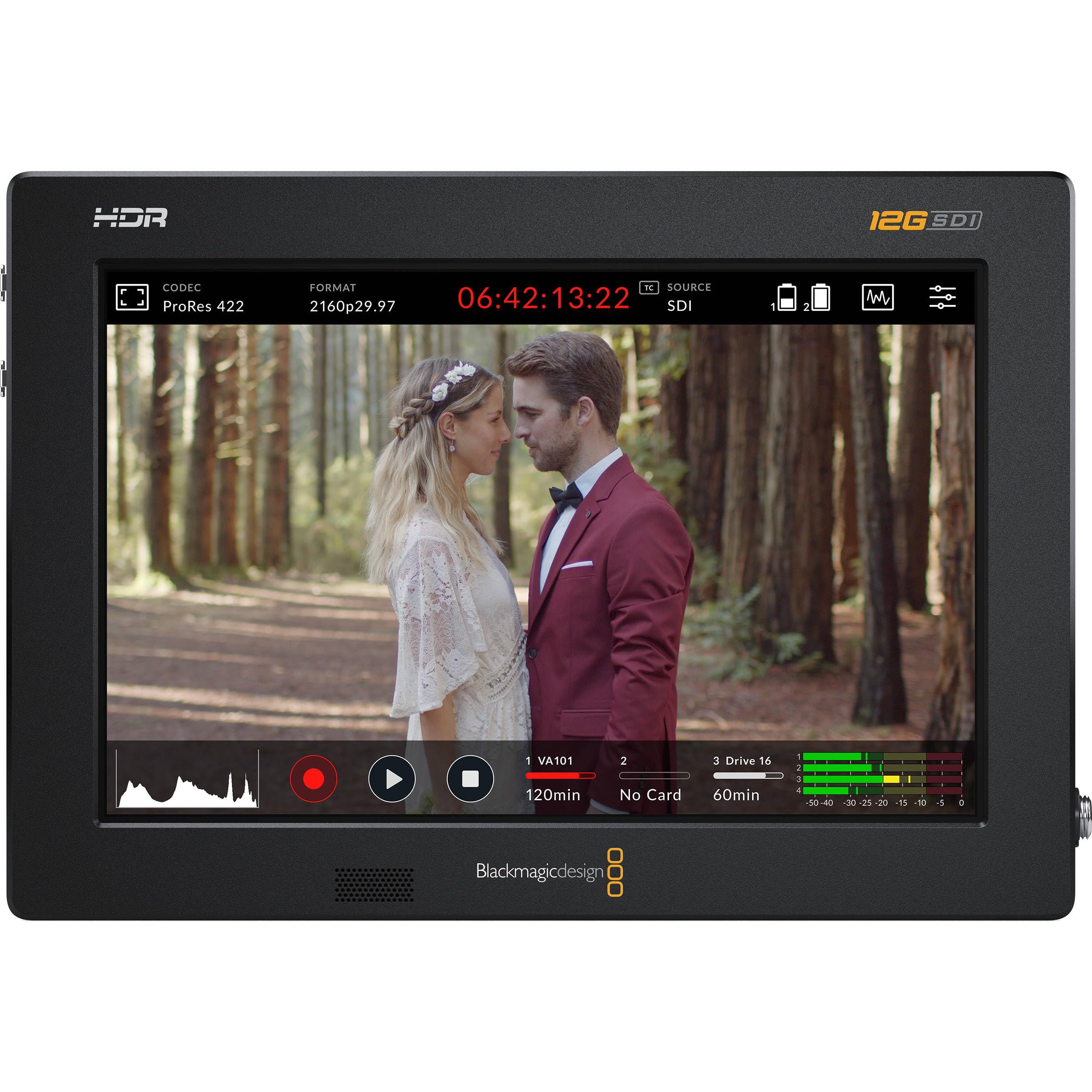 

Design Monitor Integrated Recorder Professional Scope VideoAssist 7 inch 12G HDR []Blackmagic HYPERD/AVIDA12/7HDR