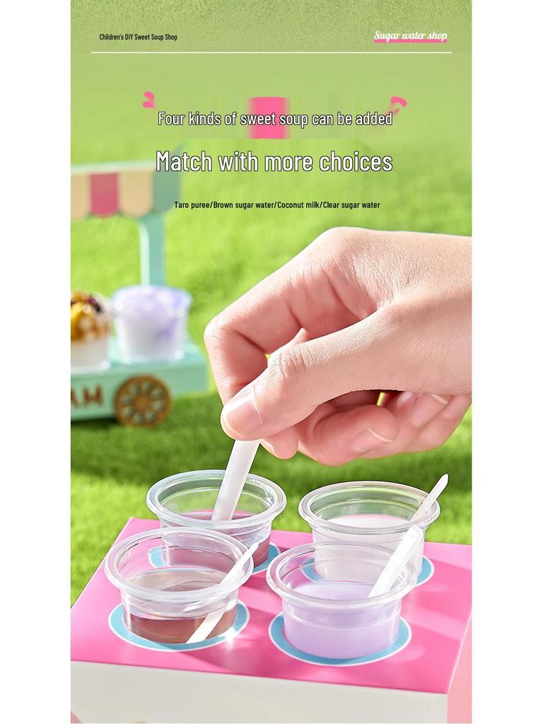 Xiaoling Toys Miniatur Süßigkeitenladen DIY Essensspielzeug für Mädchen ab 6 Jahren Geburtstagsgeschenk