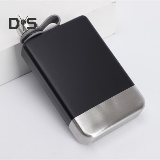 9 Oz Leak-proof Hip Flask with Screw Down Cap 304 Tour Whiskey Wine Hip Flask for Travel