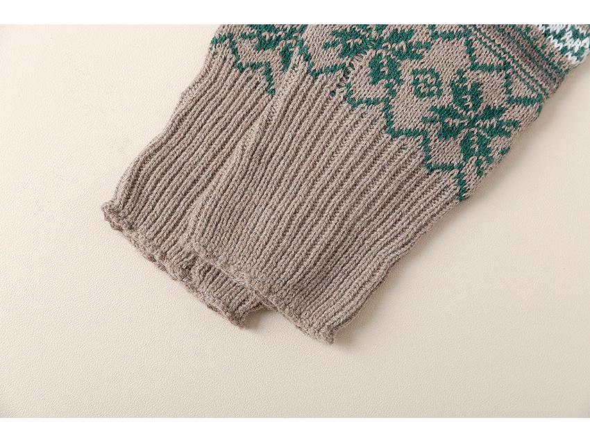 Autumn/Winter Warm Leg Warmers: Korean Knit Color Block Socks - European Style Women's Calf Foot Cover