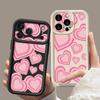 For iPhone 17 Pro Max Case Y2K Retro Gradient Love Hearts Pattern Shockproof Bumper Soft Silicone Cover For iPhone 16 15 14 13 Pro 12 11 16E Air