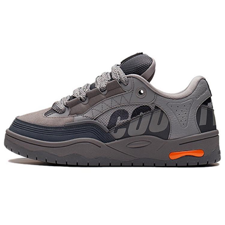 

LiNing CF Tracing Cushioning Low Top Sports Casual Shoes Men s Gray 39.5