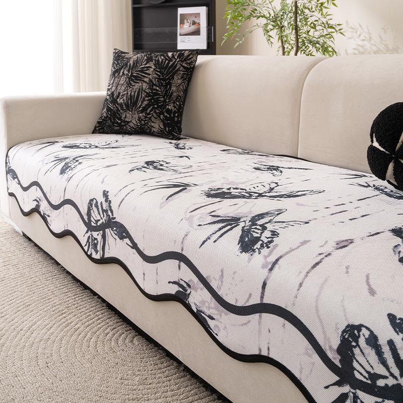 

Летняя прохладная специальной формы подушка для дивана, легкая роскошь, нескользящая накидка на диван, ткань-полотенце, чехол на диван, цельная подушка для сиденья дивана 90*180